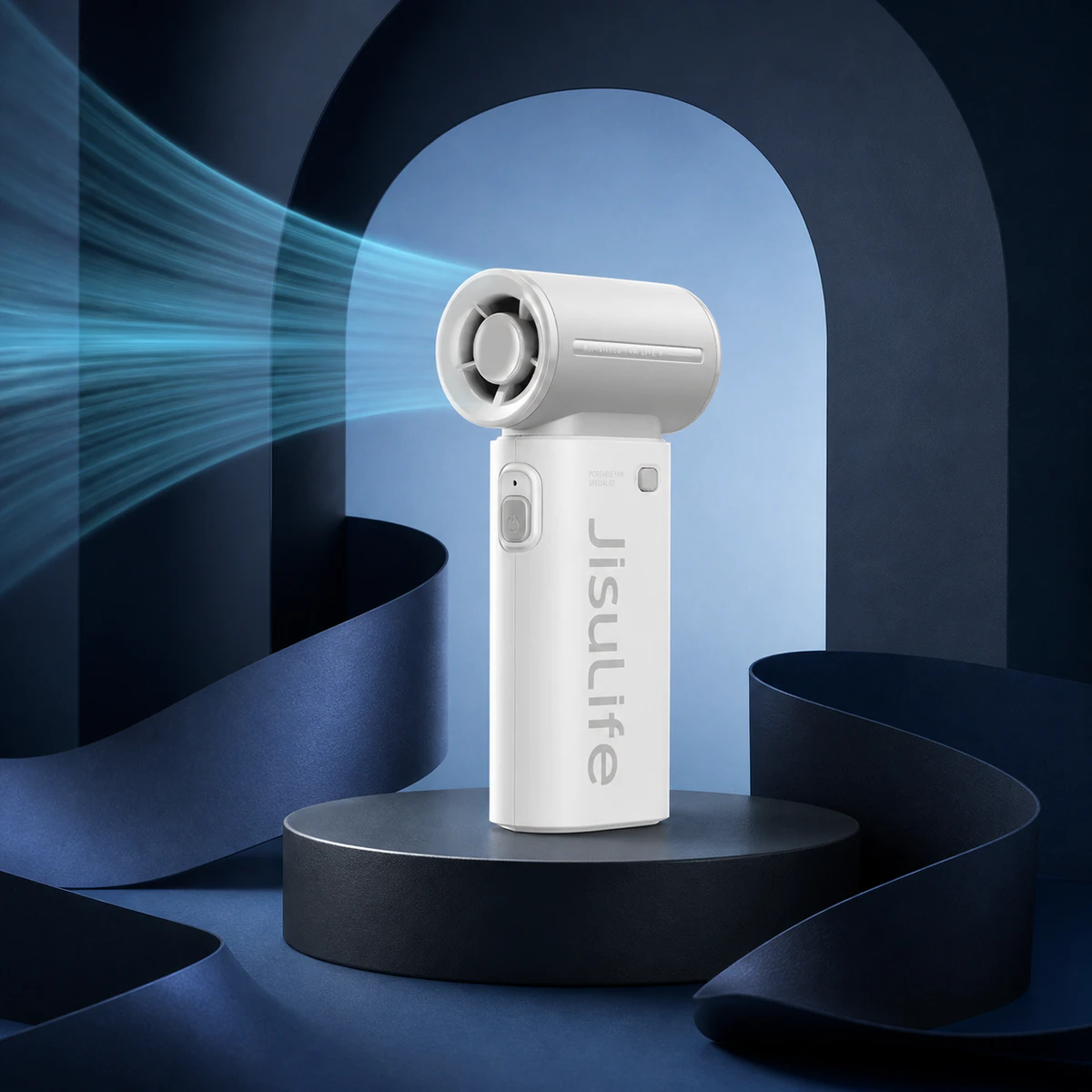 Mise en scène éditoriale — JISULIFE Handheld Fan 9