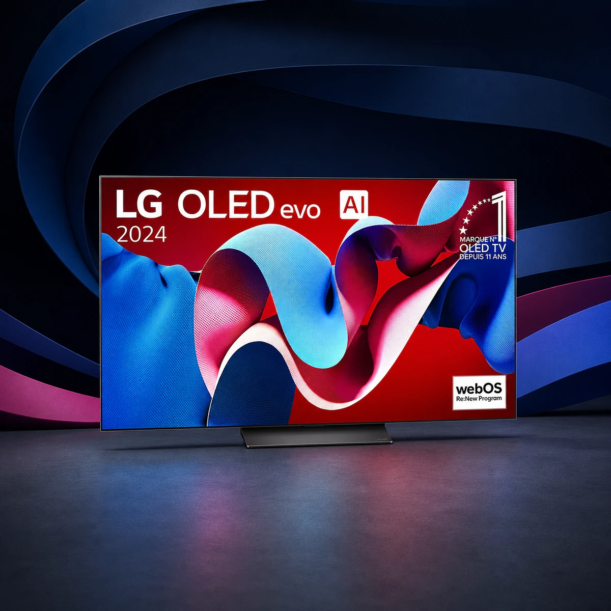Mise en scène éditoriale — LG OLED C4 55"