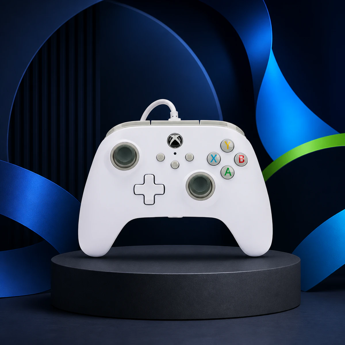 Mise en scène éditoriale — PowerA Manette filaire Xbox Series X|S
