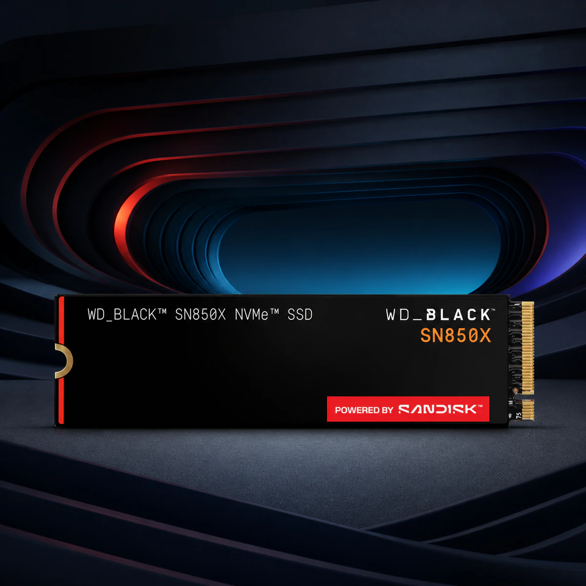 Mise en scène éditoriale — WD Black SN850X 2 To (avec dissipateur)